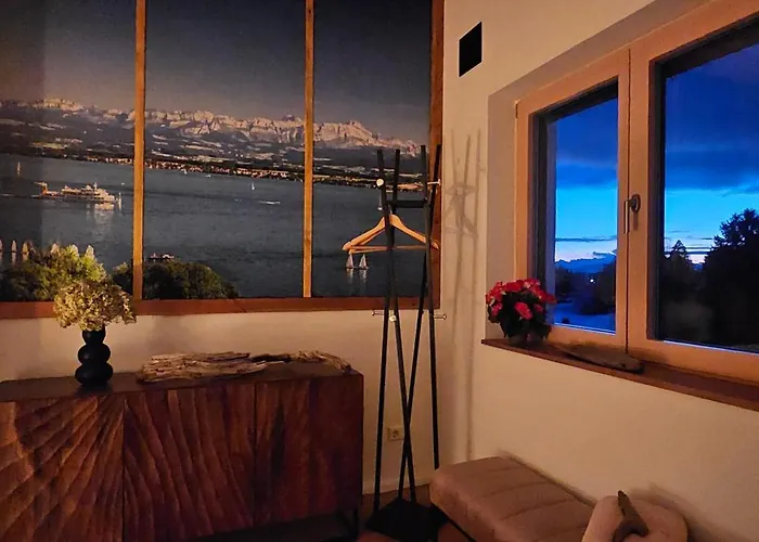 Penthouse Pfaenderblick Alpenpanorama Am Bodensee Зигмарсцелль