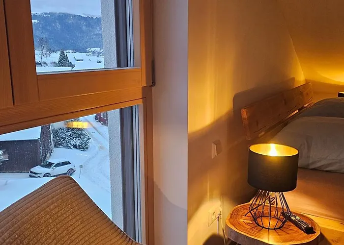 Апартаменты Penthouse Pfaenderblick Alpenpanorama Am Bodensee